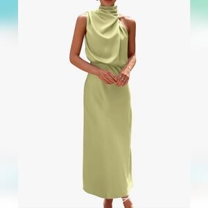 Amazon Pretty Garden maxi formal green Bridesmaid Wedding Guest dress